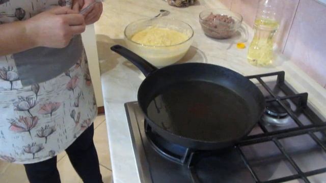 Драники( деруны) с мясом. смотреть онлайн