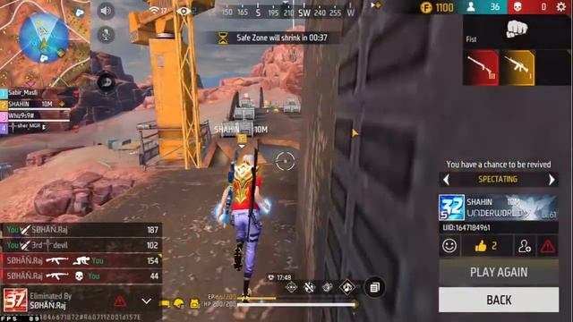 SABIR FF Live Stream Free Fire LIVE смотреть онлайн