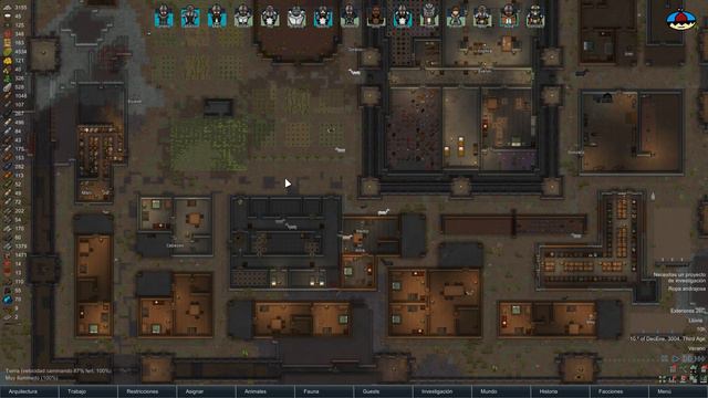 RIMWORLD 1.0 MEDIEVAL EN ESPAÑOL | 40 - Casas con Patio смотреть онлайн