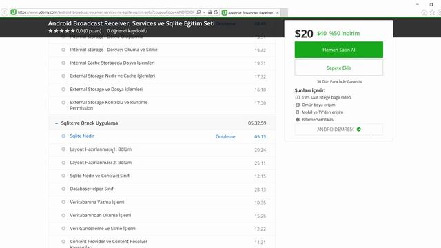 YAYINDA!! Android Broadcast Receiver, Services ve Sqlite Eğitim Seti смотреть онлайн