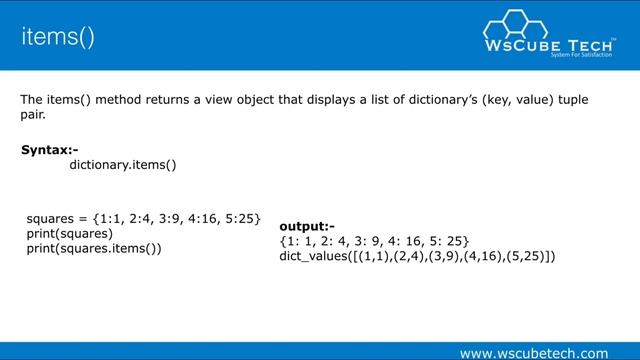 #17 Dictionary Methods (Clear, Items,Popitem,keys,values) In Python || Python Tutorial For Beginner смотреть онлайн