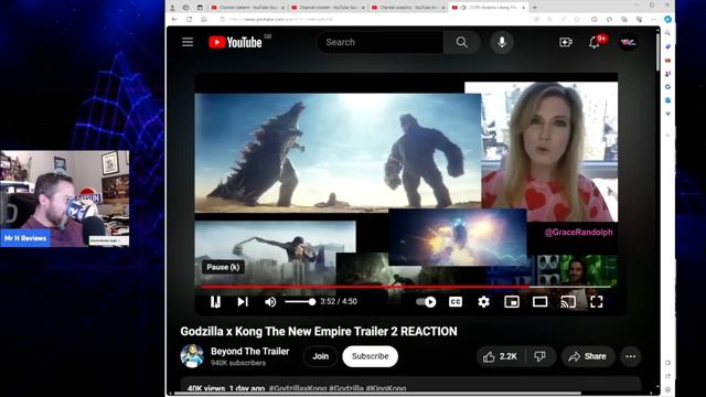 Grace Randolph Has The Worst Takes About Godzilla x Kong: The New Empire Official Trailer 2 смотреть онлайн