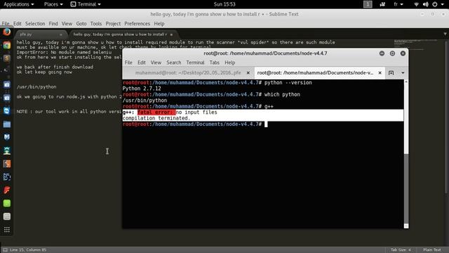 Install required module to run vulnerabilities web spider смотреть онлайн