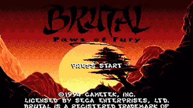 Brutal Paws of Fury (Megadrive/Genesis) - Results смотреть онлайн