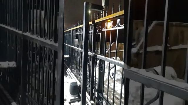 монтаж откатных ворот более 300кг.+автоматика" Найс" на1500кг. смотреть онлайн