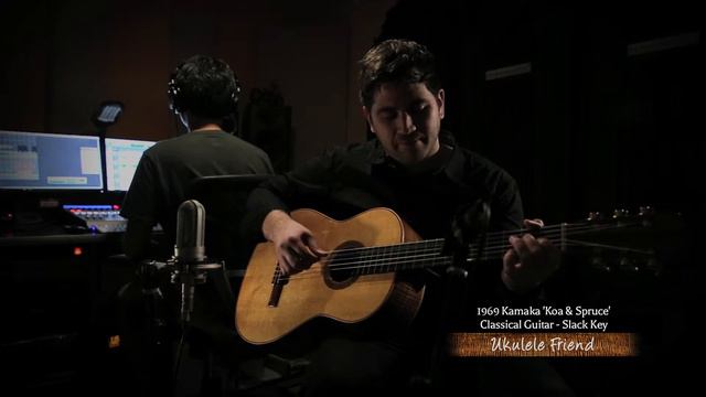 UKULELE FRIEND: Imua Garza and Circa 1969 Kamaka Guitar - 'Hawaiian Koa & Spruce' - Slack Key смотреть онлайн