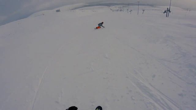 Snowboarding And Ski. Хибины | Большой Вудъявр | GoPro