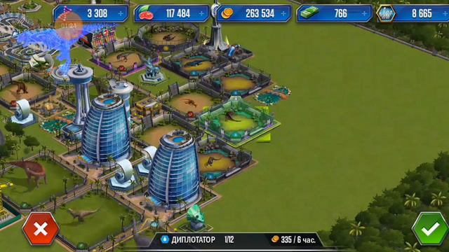 новый гибрид в Jurassic world the game смотреть онлайн