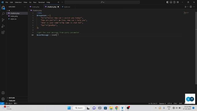 How To Make Chat Bot In PHP | Create Chat Bot Using HTML, CSS, JS & PHP | PHP Project смотреть онлайн