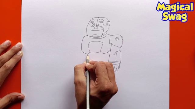 Teen titans go Drawing || How to draw Cyborg from teen titans go смотреть онлайн