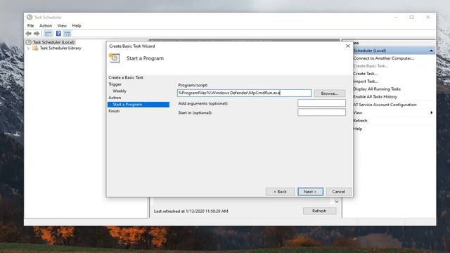 How to Run Windows Defender Scan on Schedule in Windows 10 смотреть онлайн