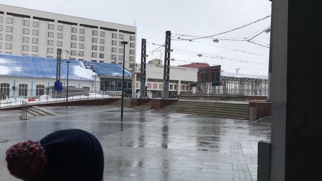 Киевский вокзал, поезд экспресс Рэкс ЭП2Д, аэроэкспресс смотреть онлайн