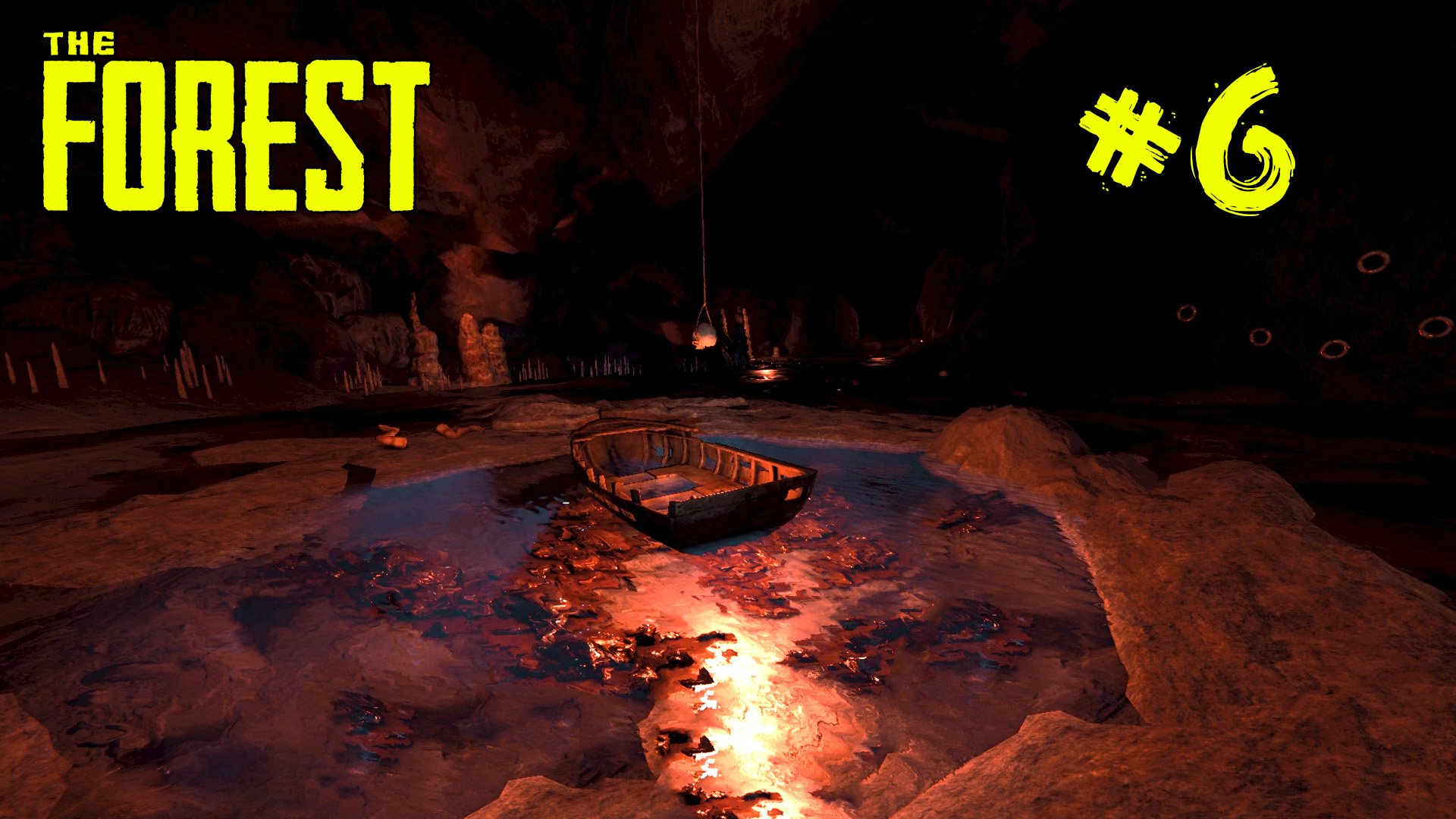 The Forest #6 Заглянул в бездну и побывал в пещере с уступом и водопадом