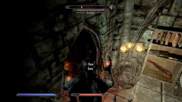 The Elder Scrolls V: Skyrim Dawnguard DLC Walkthrough - Part 20 Secret Courtyard смотреть онлайн