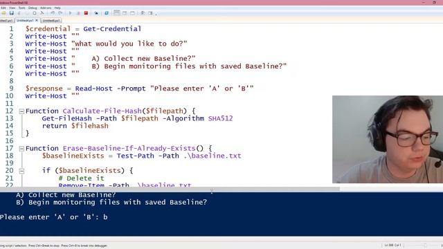 File Integrity Monitor (FIM) Powershell смотреть онлайн