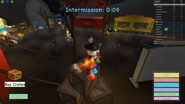 ПРЯЧЕМСЯ ОТ ЗЛОГО КЛОУНА В ROBLOX смотреть онлайн