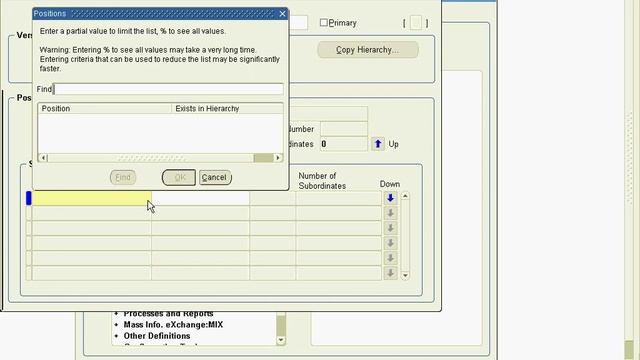 Oracle APPS 12R - 03 Defining Position Hierarchy 03 смотреть онлайн