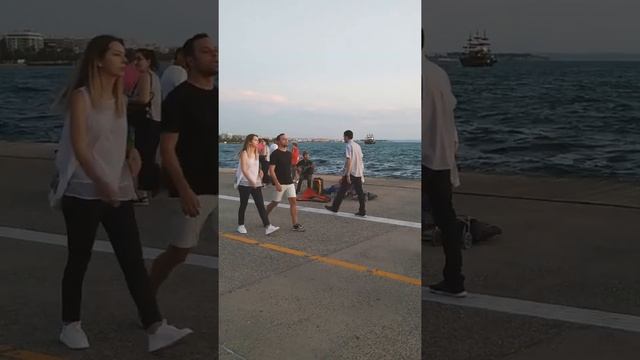 Прогулка по набережной ___Салоники___ смотреть онлайн