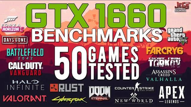 GTX 1660 Tested In 50 Games | 1080p Benchmarks