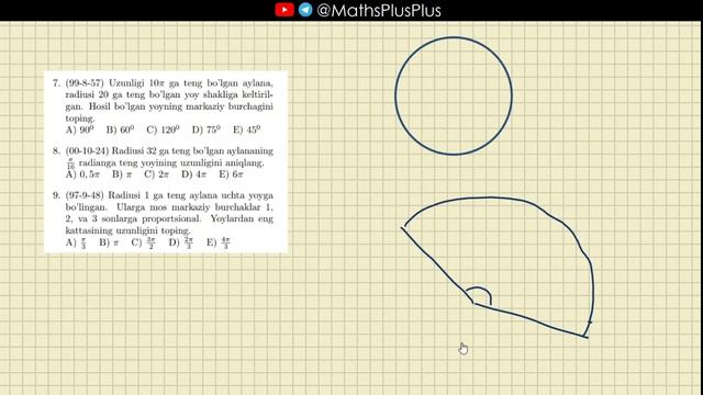 3.6.3 Aylana yoyining uzunligi. | To'plam 1996–2003 смотреть онлайн