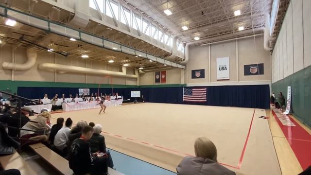 Erika Bilenka (Level 10 Senior) - Ribbon - 2020 Rhythmic Challenge & Invitational, Lake Placid, NY смотреть онлайн