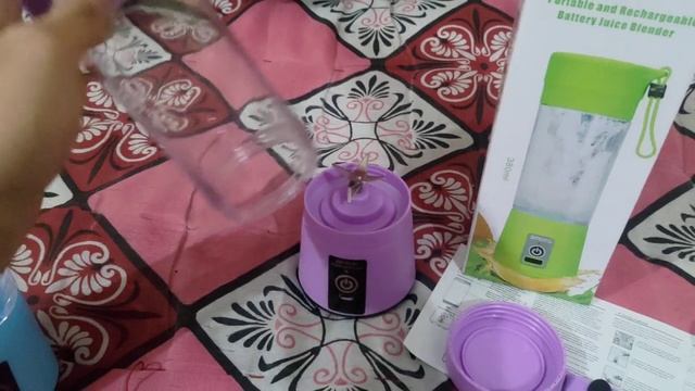 Unboxing Of 6 Blades Portable Juicer Blender - USB Rechargeable 380 ML Mini Blender. смотреть онлайн
