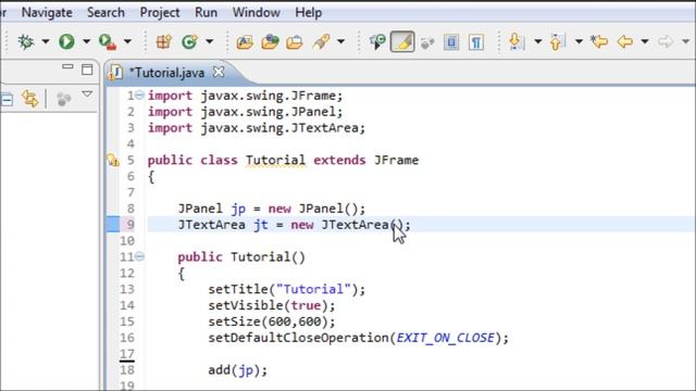 Java Tutorial 40 (GUI) - Text Area (JTextArea) смотреть онлайн