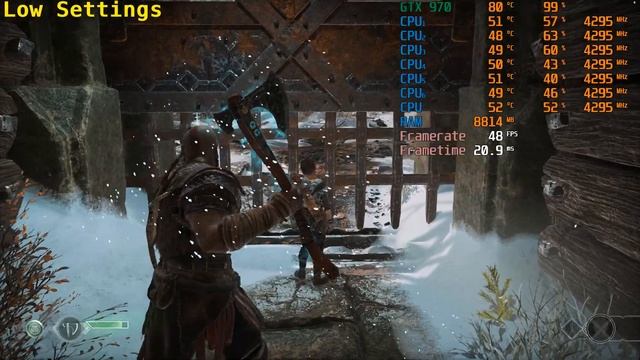 God of War | GTX 970 | i5 9600k | Performance Test (1080p) (PC) (2022) смотреть онлайн