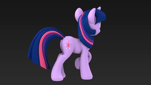 Twilight Sparkle 3D Turntable смотреть онлайн