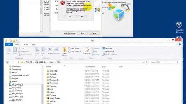 How to fix VirtualBox "Cannot create the machine folder" error смотреть онлайн