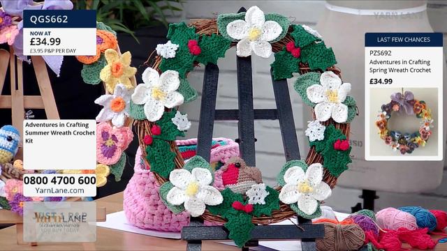 Yarn Lane – 23/06/2021 – The third in the series of Adventures in Crafting crochet seasonal wreaths смотреть онлайн