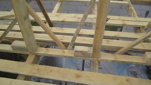 Крыша дома своими руками Мансарда мауэрлат Строим дом из газобетона смотреть онлайн