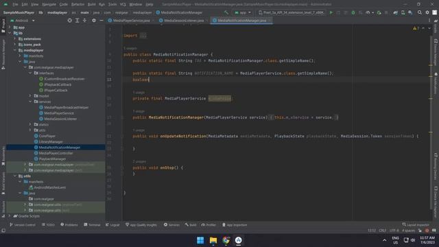 Android Studio | Music Player Tutorial | Java | Part 6 смотреть онлайн