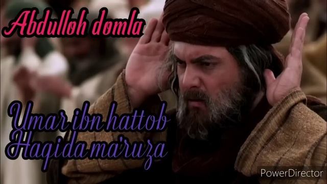 Abdulloh Domla Umar Ibn Hattob Haqida Ma'ruza