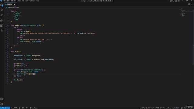 2. Golang: Context Managing Goroutine Lifecycle смотреть онлайн