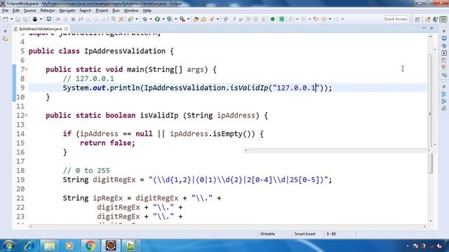 Validate IP Address Using Java and Reguler Expression смотреть онлайн