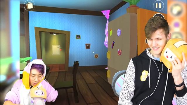 Justin Got JUMP SCARED Playing GOOZY! (HILARIOUS FGTEEV SLIME MONSTER GAME!) смотреть онлайн