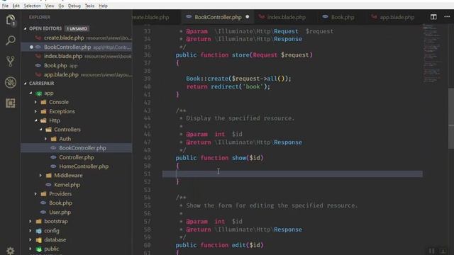 Display Single Post with Eloquent Modal - Laravel for Beginner смотреть онлайн