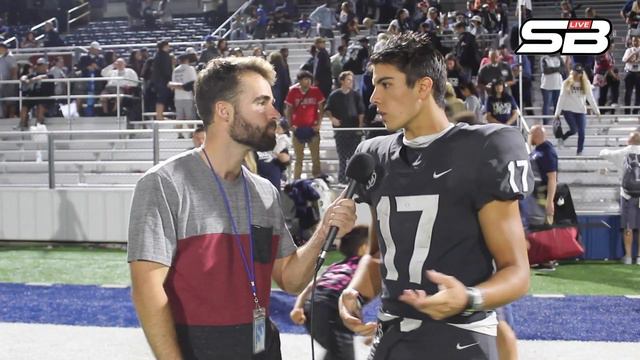 St. John Bosco wide receiver Logan Loya discusses win over DeMatha смотреть онлайн