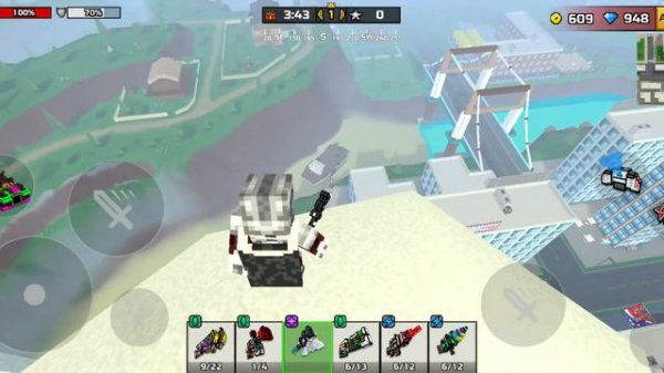 Обзор на новую карту. PIXEL GUN 3D.