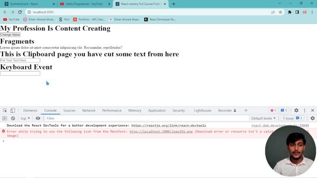12. React JS Keyboard Event Bangla Tutorial | React Mastery Full Course смотреть онлайн