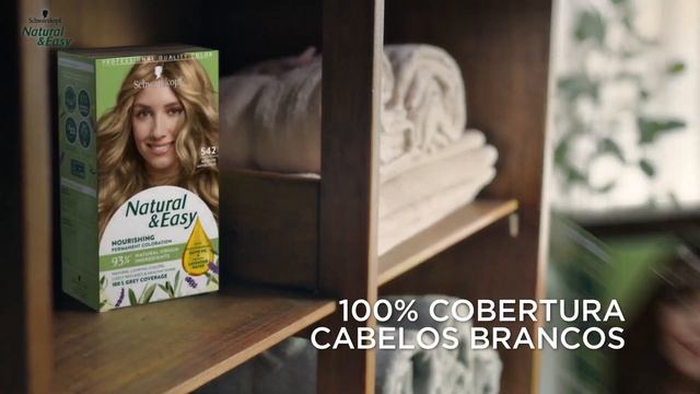 Schwarzkopf Natural&Easy - Coloração Permanente Nutritiva, Até 93% Ingredientes Naturais