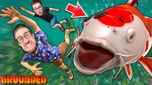 ГИГАНТСКАЯ РЫБА В ПРУДУ ХОЧЕТ НАС СЪЕСТЬ! ИЗУЧАЕМ ПОДВОДНЫЙ МИР НАСЕКОМЫХ! ВЫЖИВАНИЕ В GROUNDED #6