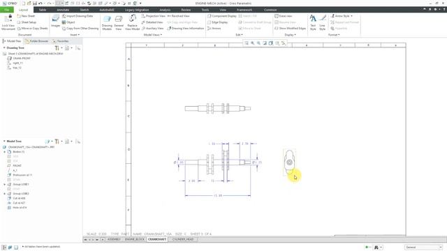 Creo Parametric - Drawings - Replace View Models смотреть онлайн