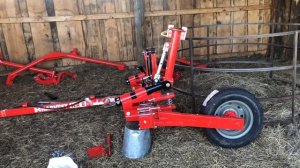 Купили грабли harvest wr 8 .