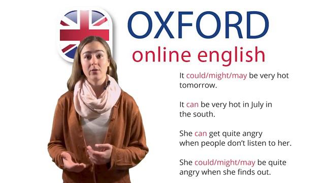 English Modal Verbs - May, Might, Could, Can - Talking About Possibilities