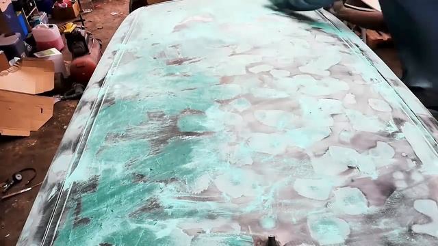 Repairing the dents | Chevrolet Kalos смотреть онлайн