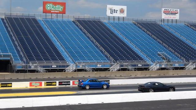 2004 Subaru WRX STI VS Camaro SS at Route 66 Raceway in Joliet, IL 7/15/17 смотреть онлайн