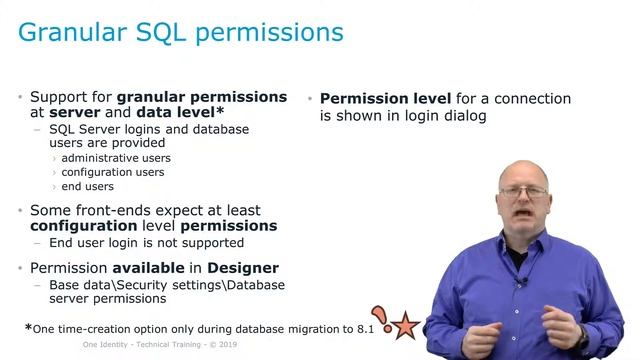 One Identity Manager | Upgrade 8.1 #7 | App-start Permissions and enhanced SQL Security смотреть онлайн