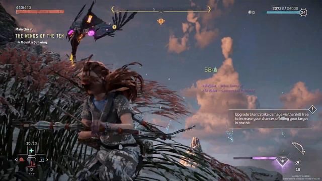 Horizon Forbidden West - How To Override and Mount The Sunwing Flying Bird Machine смотреть онлайн